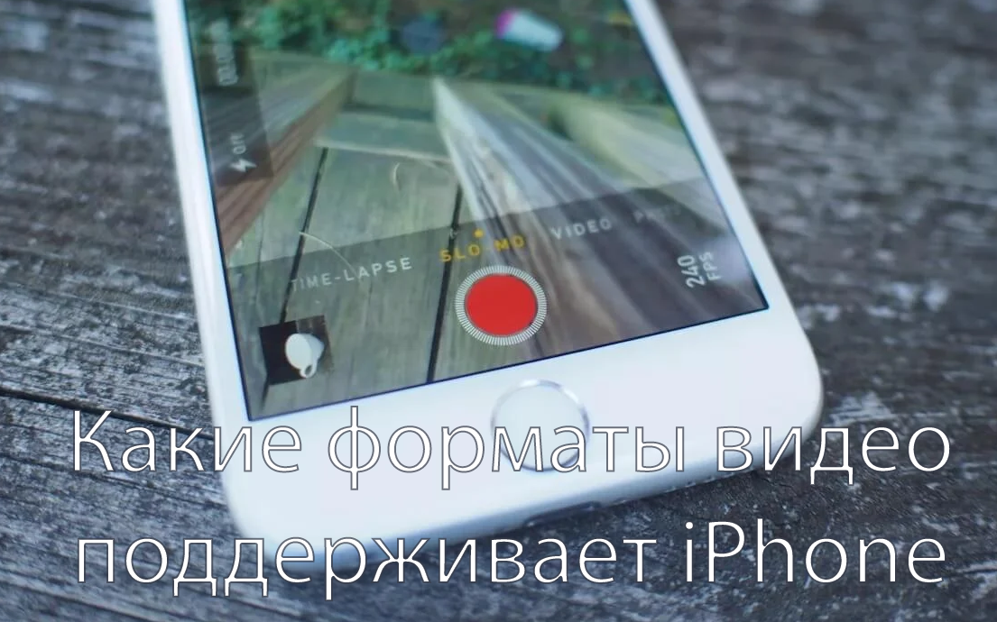 Поддерживаемые форматы видео Основные форматы видео